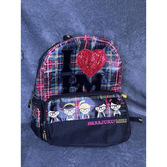 Original HARAJUKU MINI Plaid Backpack Gwen Stefani - Picture 1 of 3